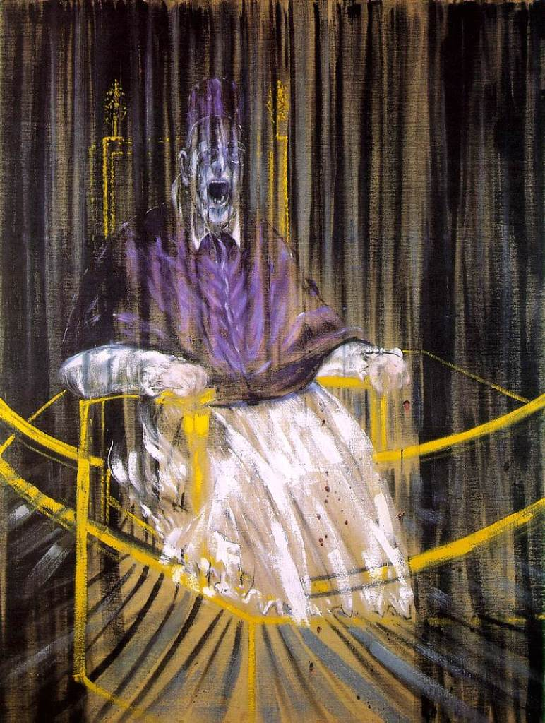 Study after Velázquez's Portrait of Pope Innocent X by Francis Bacon